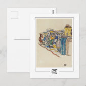 Egon Schiele #344-2 - Carte postale d'art (Devant / Derrière)