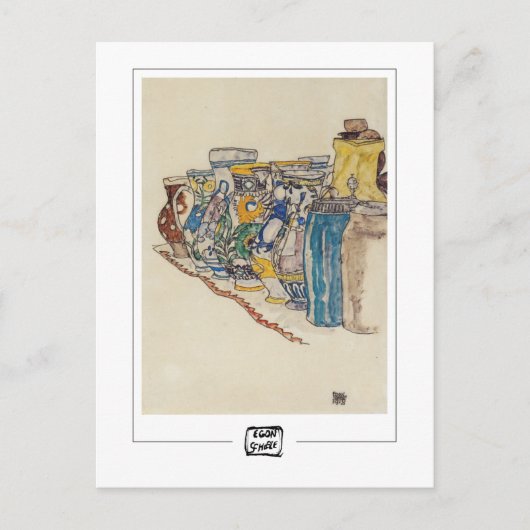 Egon Schiele #344-2 - Carte postale d'art (Devant)