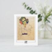 Egon Schiele #369-2 - Carte postale d'art (Debout devant)