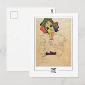 Egon Schiele #369-2 - Carte postale d'art (Devant / Derrière)