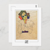 Egon Schiele #369-2 - fijn Briefkaart (Voorkant / Achterkant)