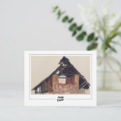 Egon Schiele #421-2 - Kunst Briefkaart (Staand voorkant)