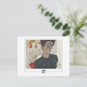 Egon Schiele #49-2 - Carte postale d'art fin (Debout devant)