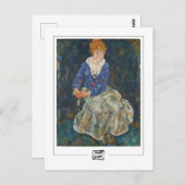 Egon Schiele #4 - Carte postale Art (Devant / Derrière)