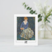 Egon Schiele #4 - Carte postale d'art (Debout devant)