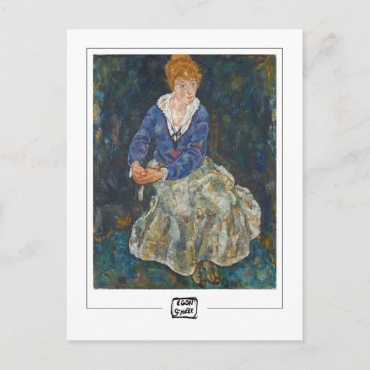 Egon Schiele #4 - Carte postale d'art (Devant)