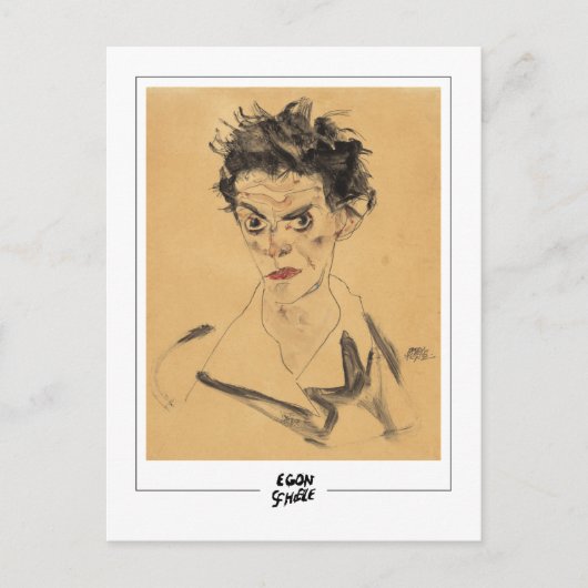 Egon Schiele #620-2 - Kunst Briefkaart (Voorkant)