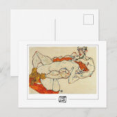 Egon Schiele #6 - Carte postale d'art (Devant / Derrière)