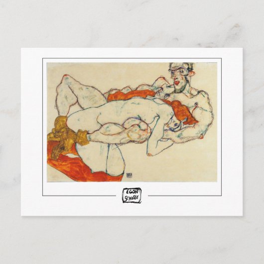 Egon Schiele #6 - Carte postale d'art (Devant)
