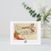 Egon Schiele #6 - Fine Art Briefkaart (Staand voorkant)