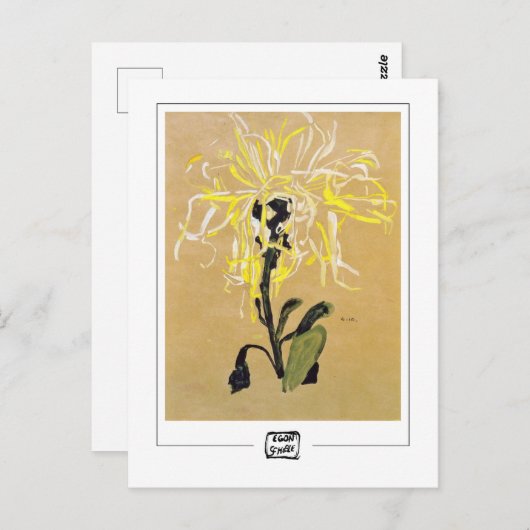 Egon Schiele #7-2 - Carte postale Art (Devant / Derrière)