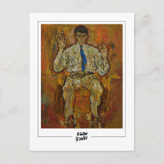 Egon Schiele #8-2 - Kunst Briefkaart