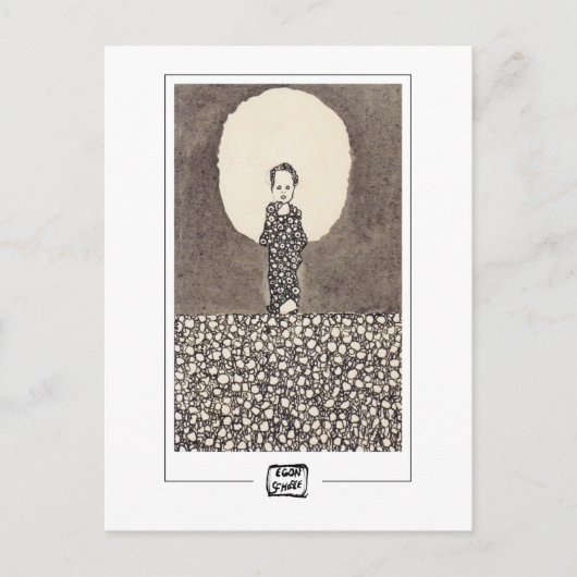 Egon Schiele #95 - Carte postale d'art (Devant)