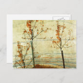 Egon Schiele - Autumn Trees Briefkaart (Voorkant / Achterkant)