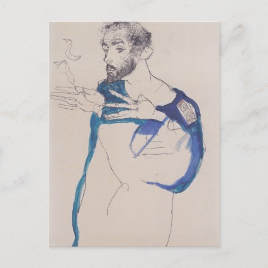 Egon Schiele Briefkaart (Voorkant)