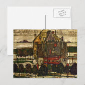 Egon Schiele- eenoudergezinnen Briefkaart (Voorkant / Achterkant)