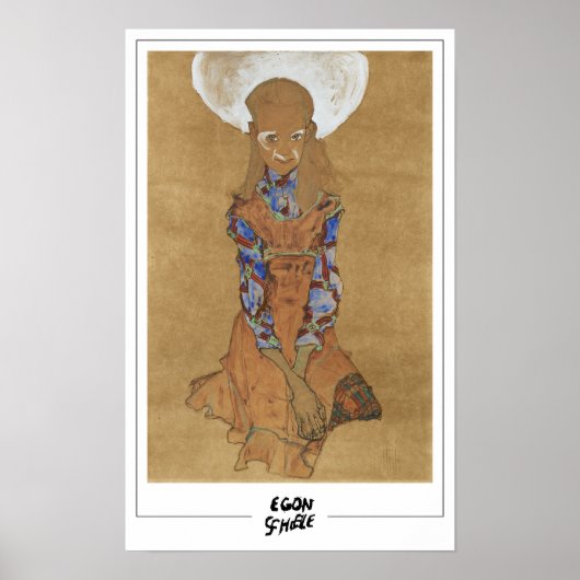Egon Schiele Fine Art #306 Poster (Voorkant)