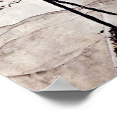 Egon Schiele - herfstzon en bomen Poster (Hoek)