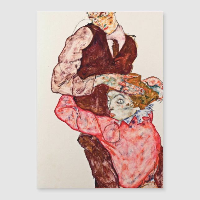 Egon Schiele - Lovers (Voorkant)