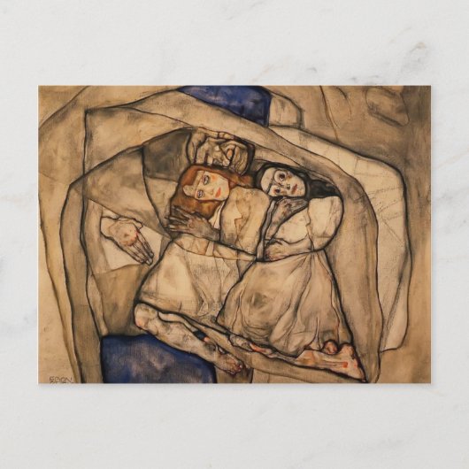 Egon Schiele - Omschakeling Briefkaart (Voorkant)