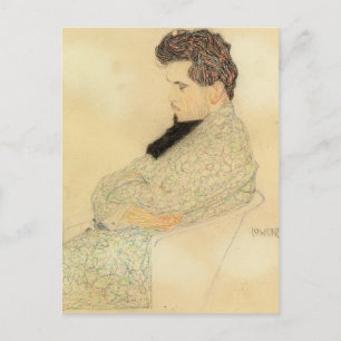 Egon Schiele-Portrait van Arthur Lowenstein Briefkaart