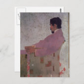 Egon Schiele-Portrait van de Painter Anton Peschka Briefkaart (Voorkant / Achterkant)