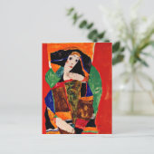 Egon Schiele - Portret van een vrouw Briefkaart (Staand voorkant)