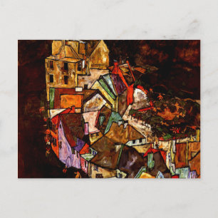 Egon Schiele - Rand van de stad Briefkaart