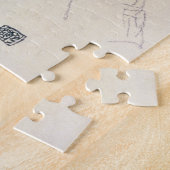 Egon Schiele Seated Woman Puzzle Legpuzzel (Zijkant)