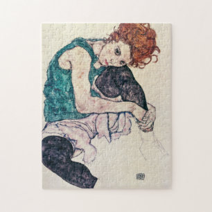 Egon Schiele Seated Woman Puzzle Legpuzzel