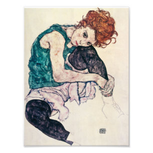 Egon Schiele Seed Woman Print Foto Afdruk