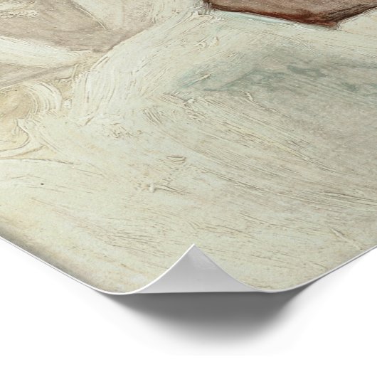 Egon Schiele Self Portret met verlaagd hoofd Poster (Hoek)