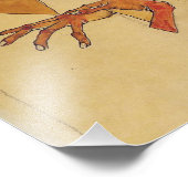 Egon Schiele Self Portret Print Foto Afdruk (Hoek)