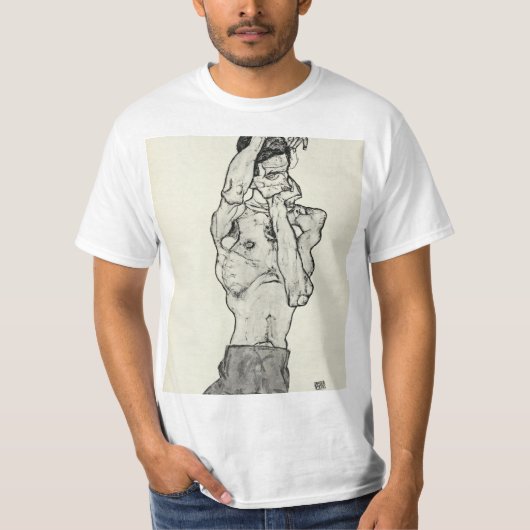 Egon Schiele - T-shirt (Voorkant)