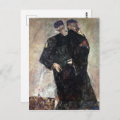 Egon Schiele The Hermits Briefkaart (Voorkant / Achterkant)