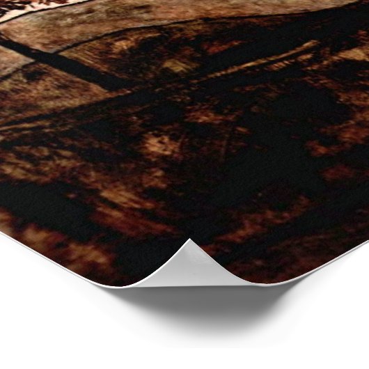 Egon Schiele - Vier bomen Poster (Hoek)