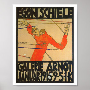 EGON SCHIELE VINTAGE POST POSTER
