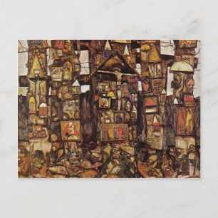 Egon Schiele- Woodland Prayer Briefkaart