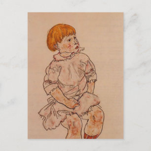 Egon Schiele- Zaads Kind Briefkaart