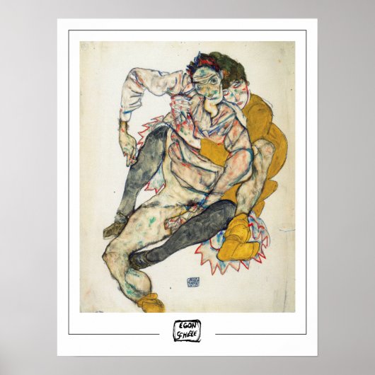 Egon Schiele Zedign Art Poster #234-2 (Voorkant)
