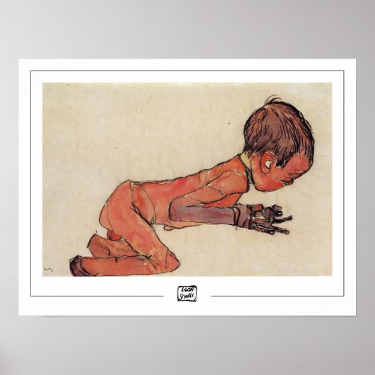 Egon Schiele Zedign Art Poster #269-2 (Voorkant)