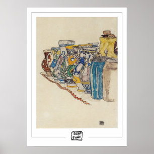 Egon Schiele Zedign Art Poster #344-2