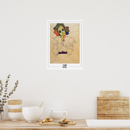 Egon Schiele Zedign Art Poster #369-2 (Keuken)