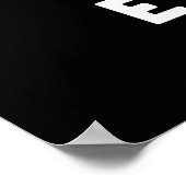 Egost Funny Halloween Ego Ghost Pun Dark BG Poster (Hoek)