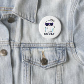 Egost Funny Halloween Ego Ghost Pun Ronde Button 5,7 Cm (In situ)