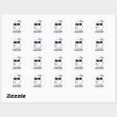 Egost Funny Halloween Ego Ghost Pun Ronde Sticker (Vel)
