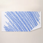 Égratignure au crayon coloré à l'éclosion (Serviette de bain)
