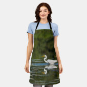 Egret Fish Feast Schort (Gedragen)