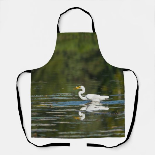 Egret Fish Feast Schort (Voorkant)