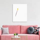 Egret headshot canvas afdruk (Insitu (Woonkamer))